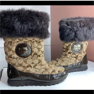 Coach winter boots